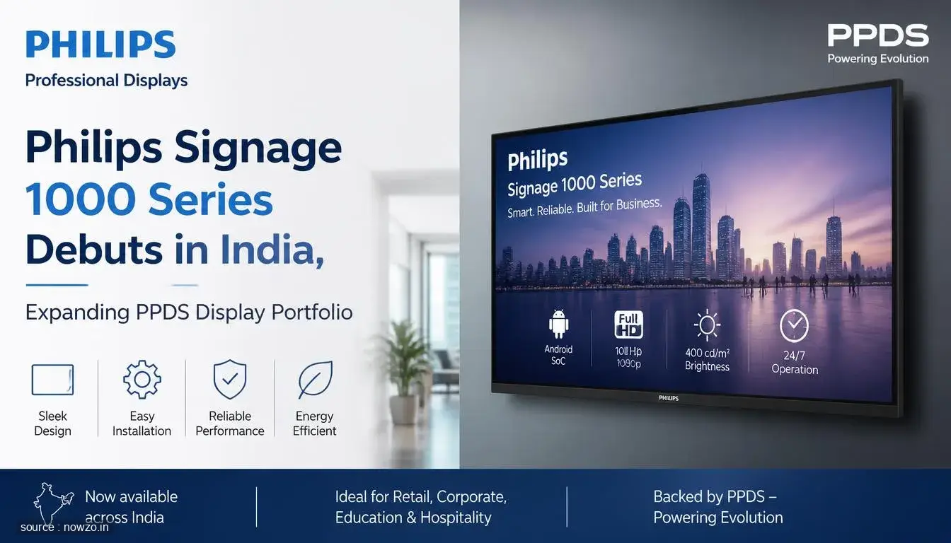 Philips Signage 1000 Series Launched in India by PPDS — Technology news