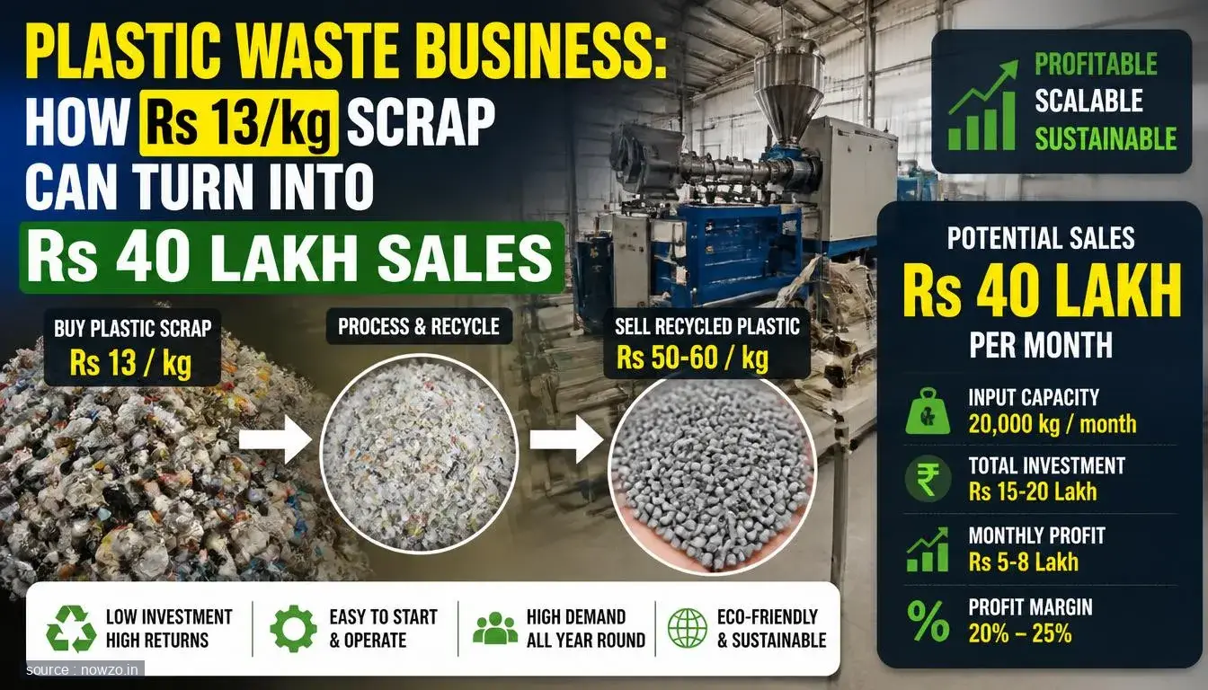 Plastic Waste Business: Rs 13/kg Scrap to Rs 40 Lakh Sales