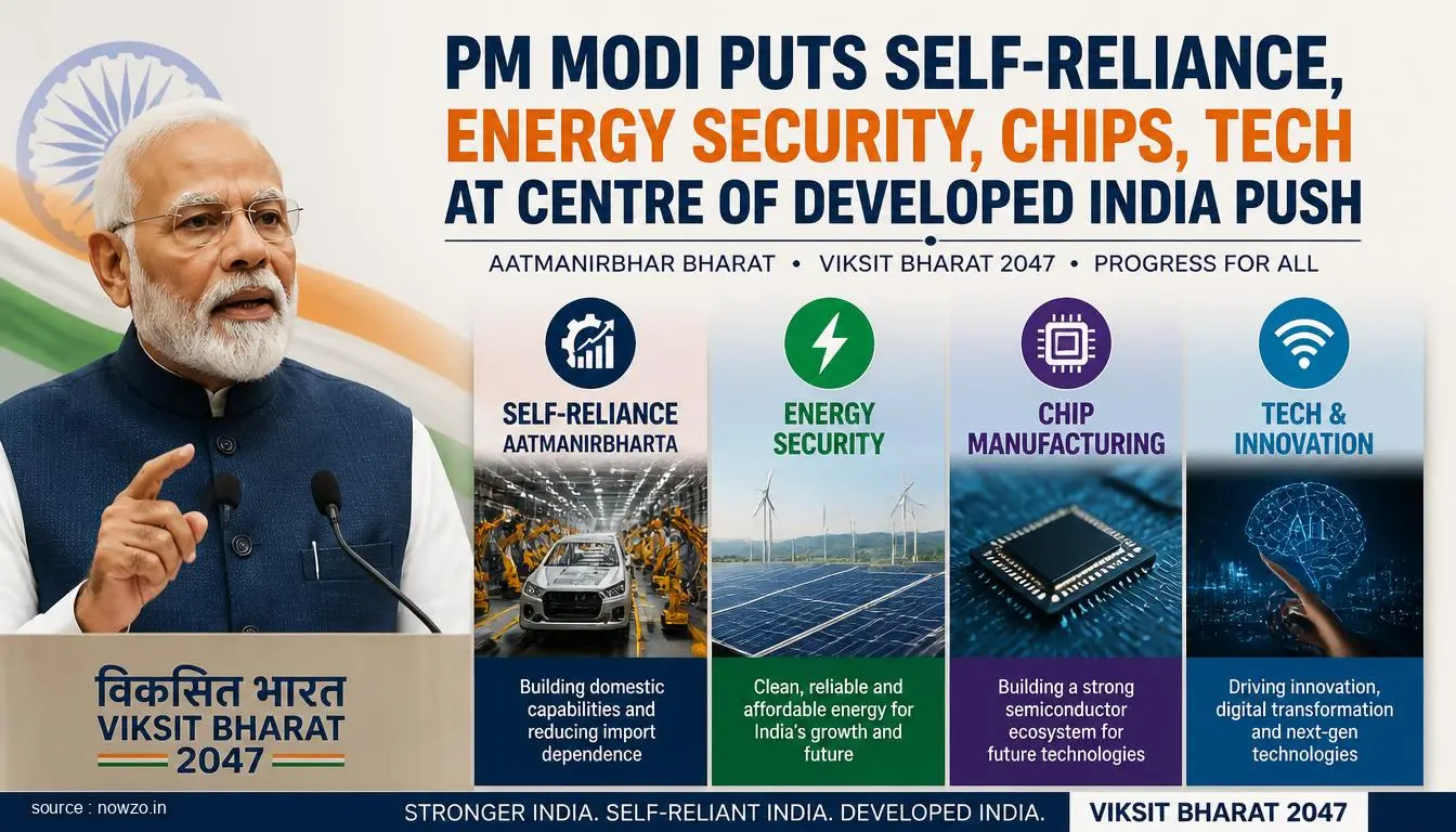 PM Modi Independence Day: Self-Reliance, Energy, Chips, Tech — Politics news