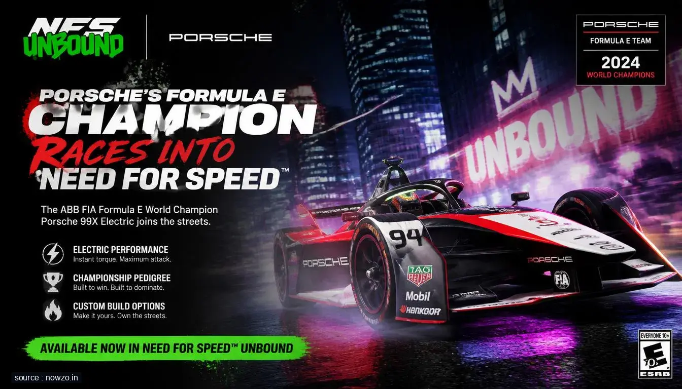 Porsche's Formula E Champion Races Into Need for Speed Game