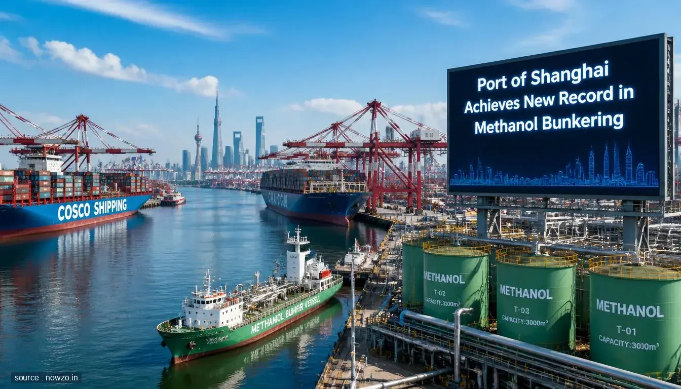 Port of Shanghai Sets Methanol Bunkering Record — Business news
