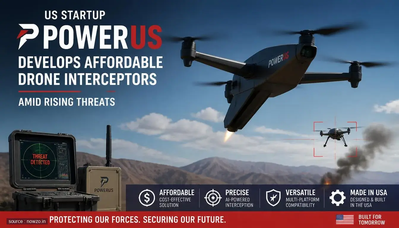 Powerus Low-Cost Drone Interceptors Iran War US Startup — Technology news