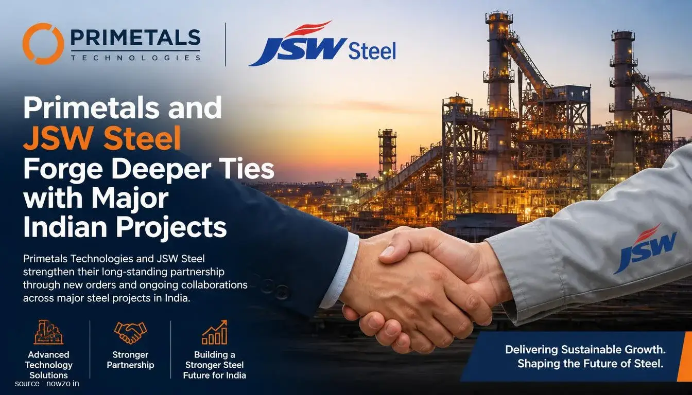 Primetals and JSW Steel Forge Deeper Ties with Major Indian Projects