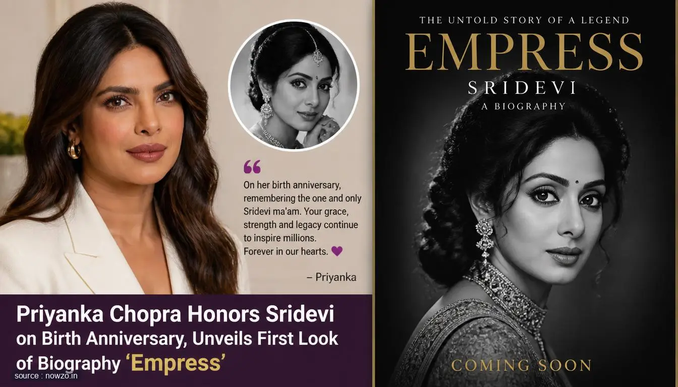Priyanka Chopra Remembers Sridevi, Shares 'Empress' First Lo — Entertainment news