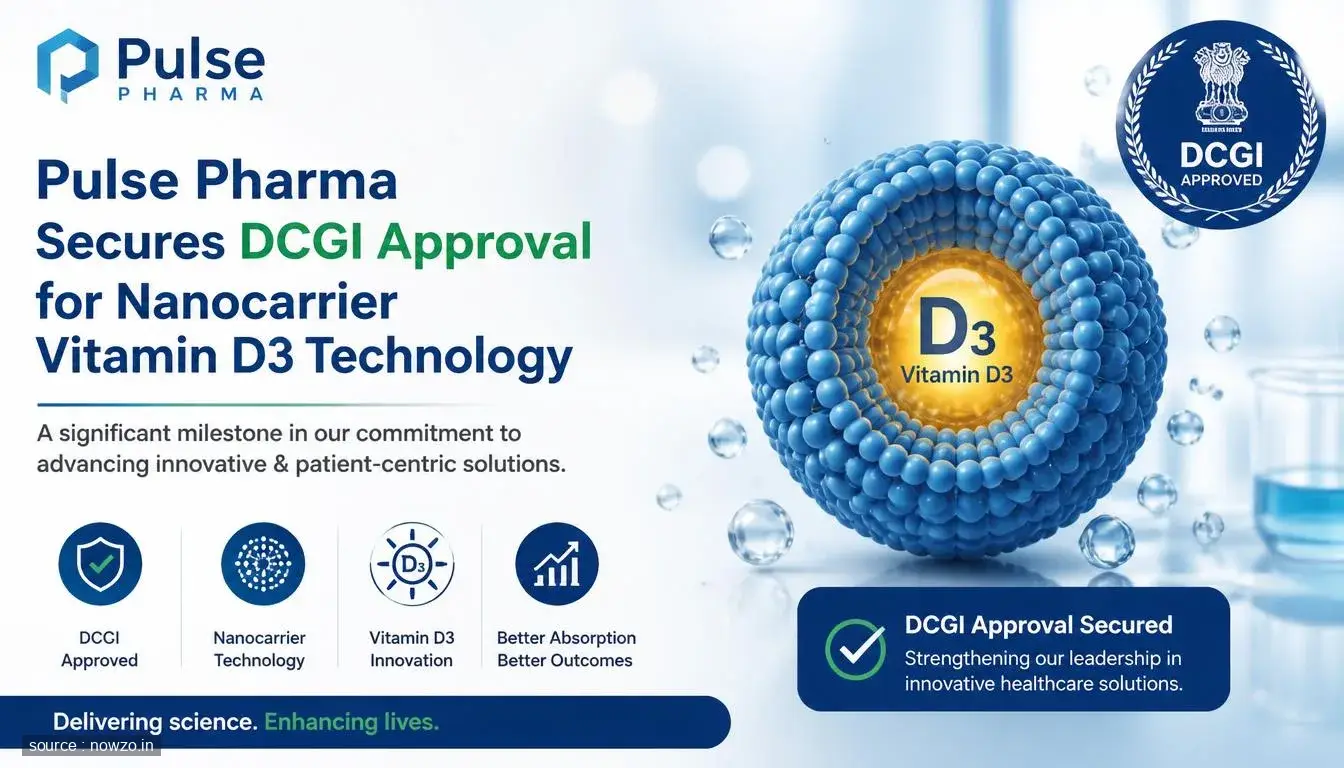 Pulse Pharma DCGI Approval: Nanocarrier Vitamin D3 Tech — Health news