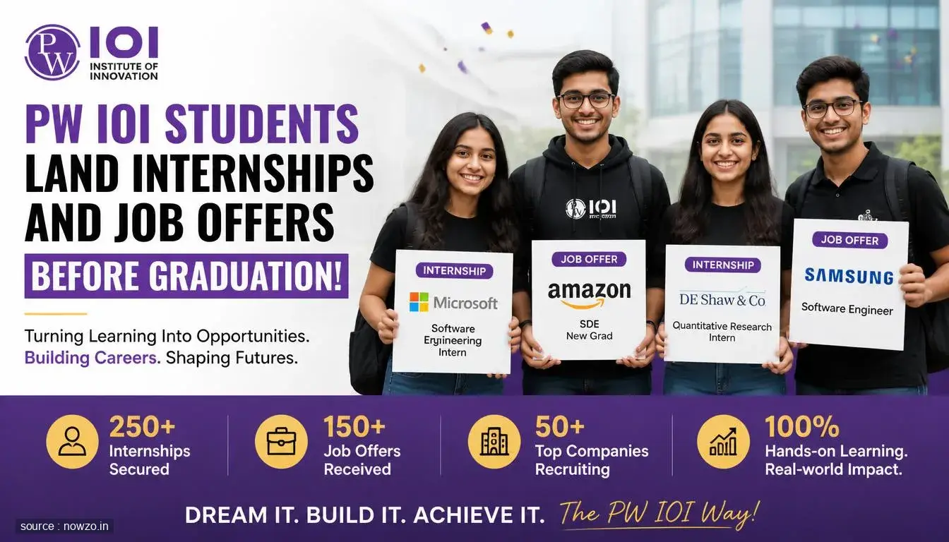 PW IOI Students Secure Internships, Jobs Before Graduation — Education news
