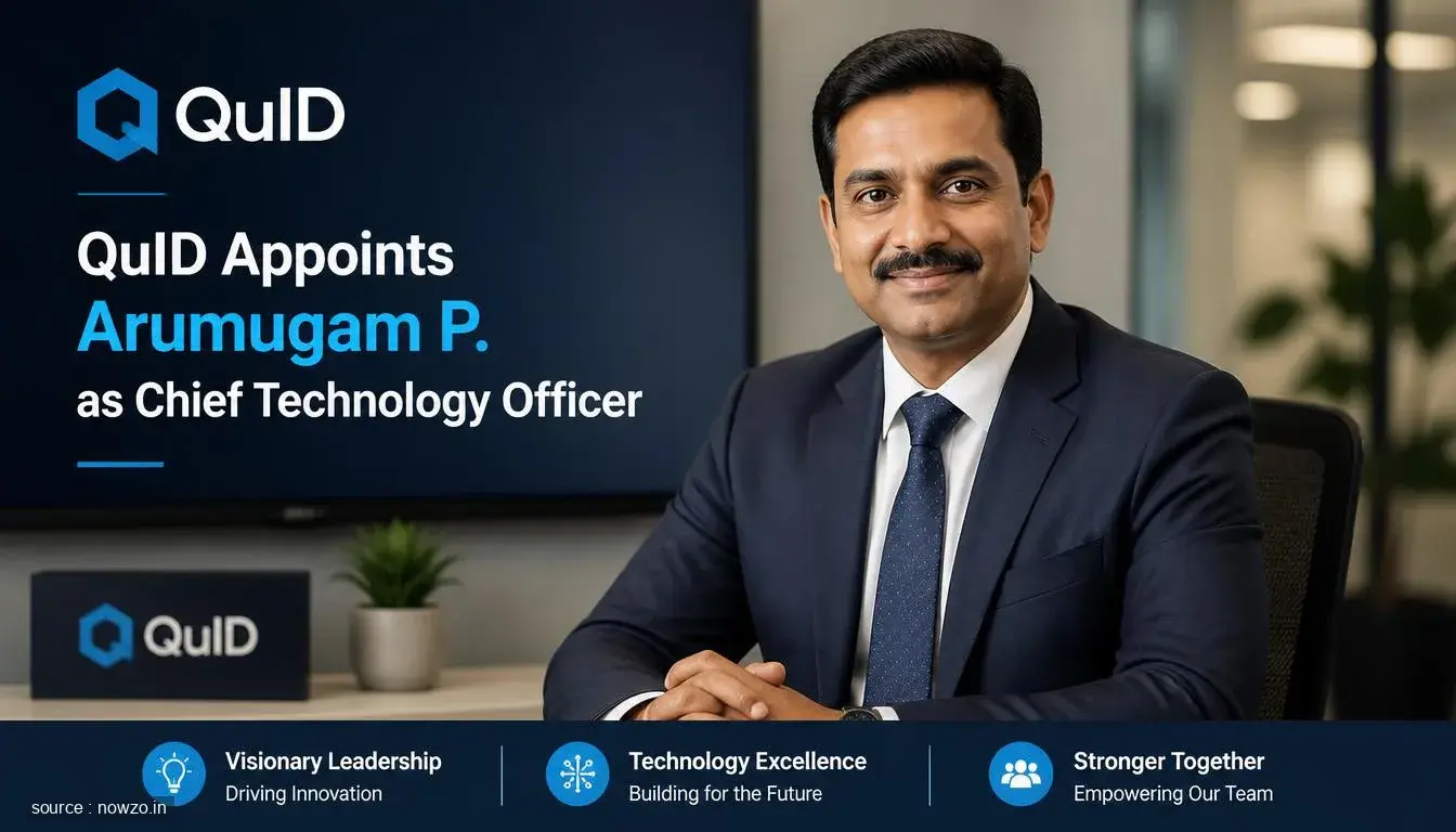 QuID Appoints Arumugam P. as CTO — Business news