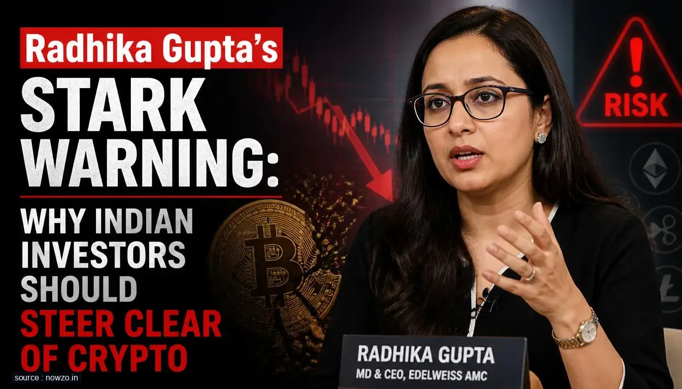Radhika Gupta Crypto Warning Indian Investors Avoid — Finance news