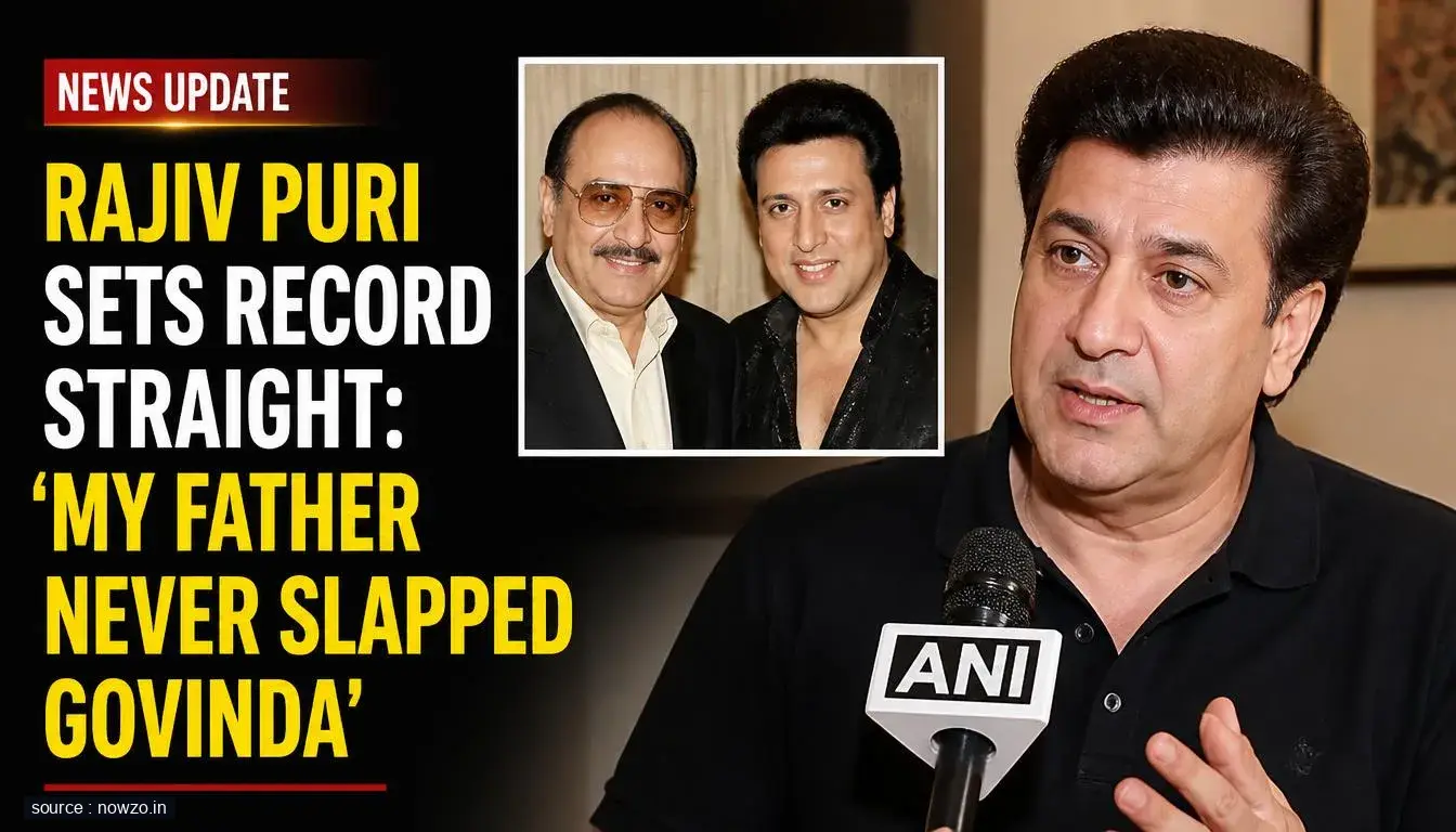 Amrish Puri Son Denies Govinda Slap Story - Rajiv Puri — Entertainment news