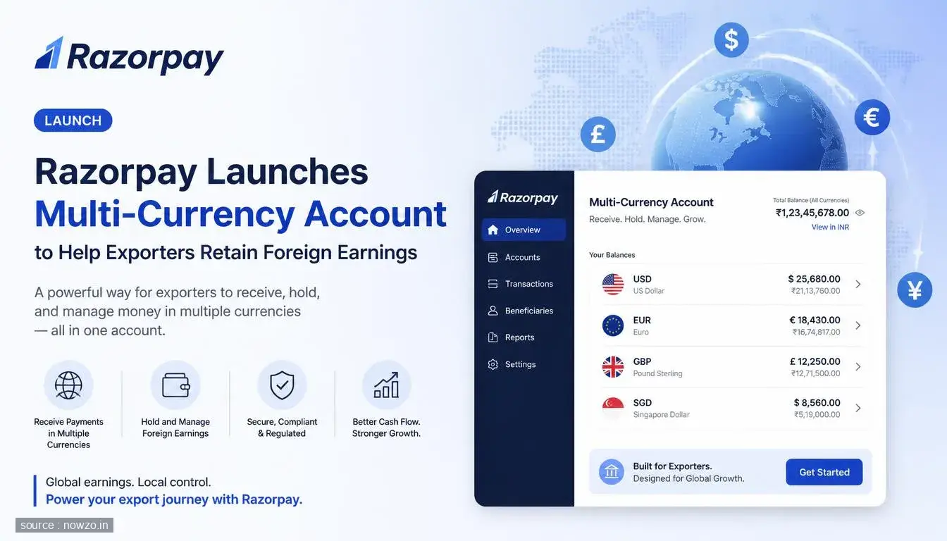 Razorpay Multi-Currency Account for Exporters — Business news