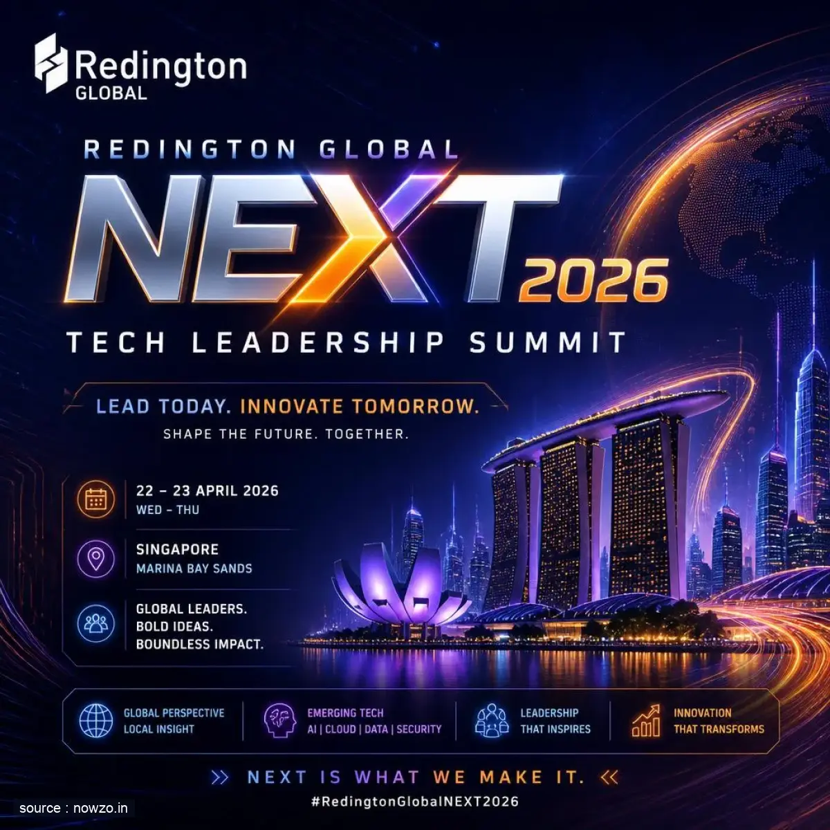 Redington Global NEXT 2026 Tech Summit Singapore — Technology news