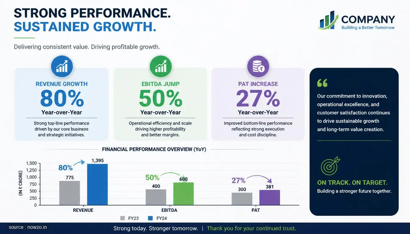 Revenue Up 80%, EBITDA Up 50%, PAT Up 27% YoY — Business news