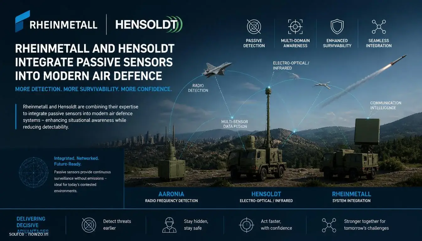 Rheinmetall Hensoldt Passive Sensor Air Defence Integration — Technology news