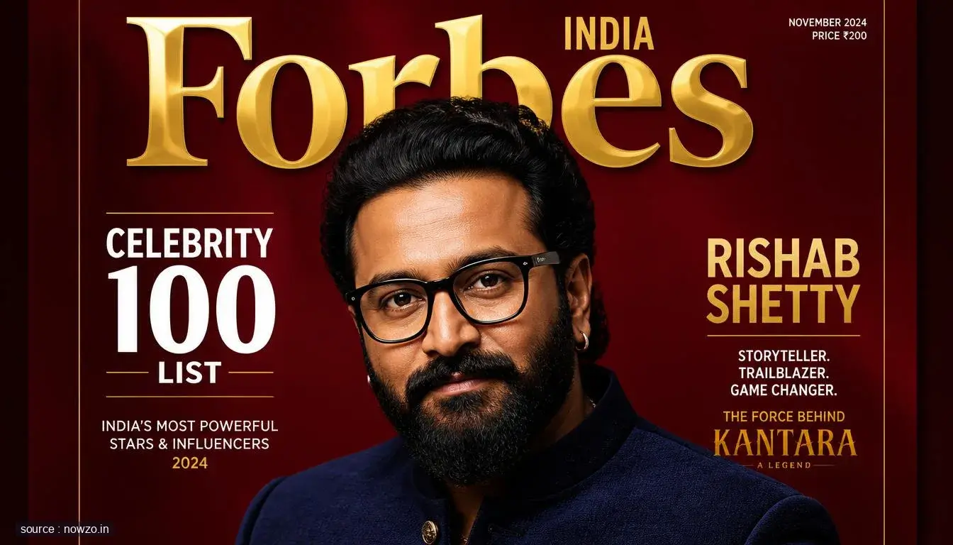Rishab Shetty Forbes India Top 100 Celebrities List — Entertainment news