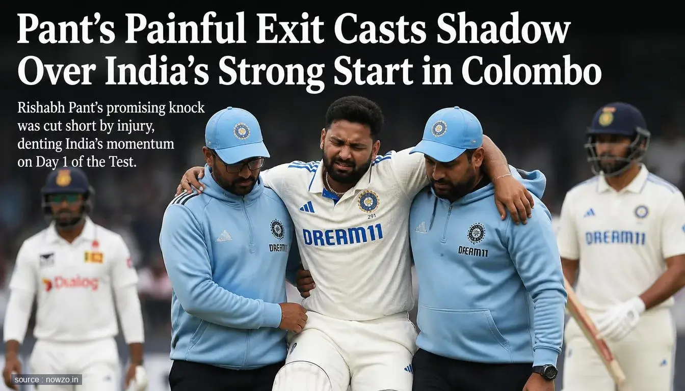 Rishabh Pant Injury India vs Sri Lanka 2nd Test — Sports news