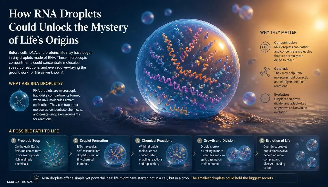 RNA Condensates Clues Early Life on Earth Study — Science news