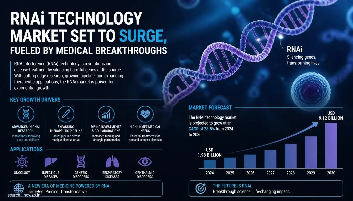 RNAi Technology Market Set to Surge, Fueled by Medical Breakthroughs