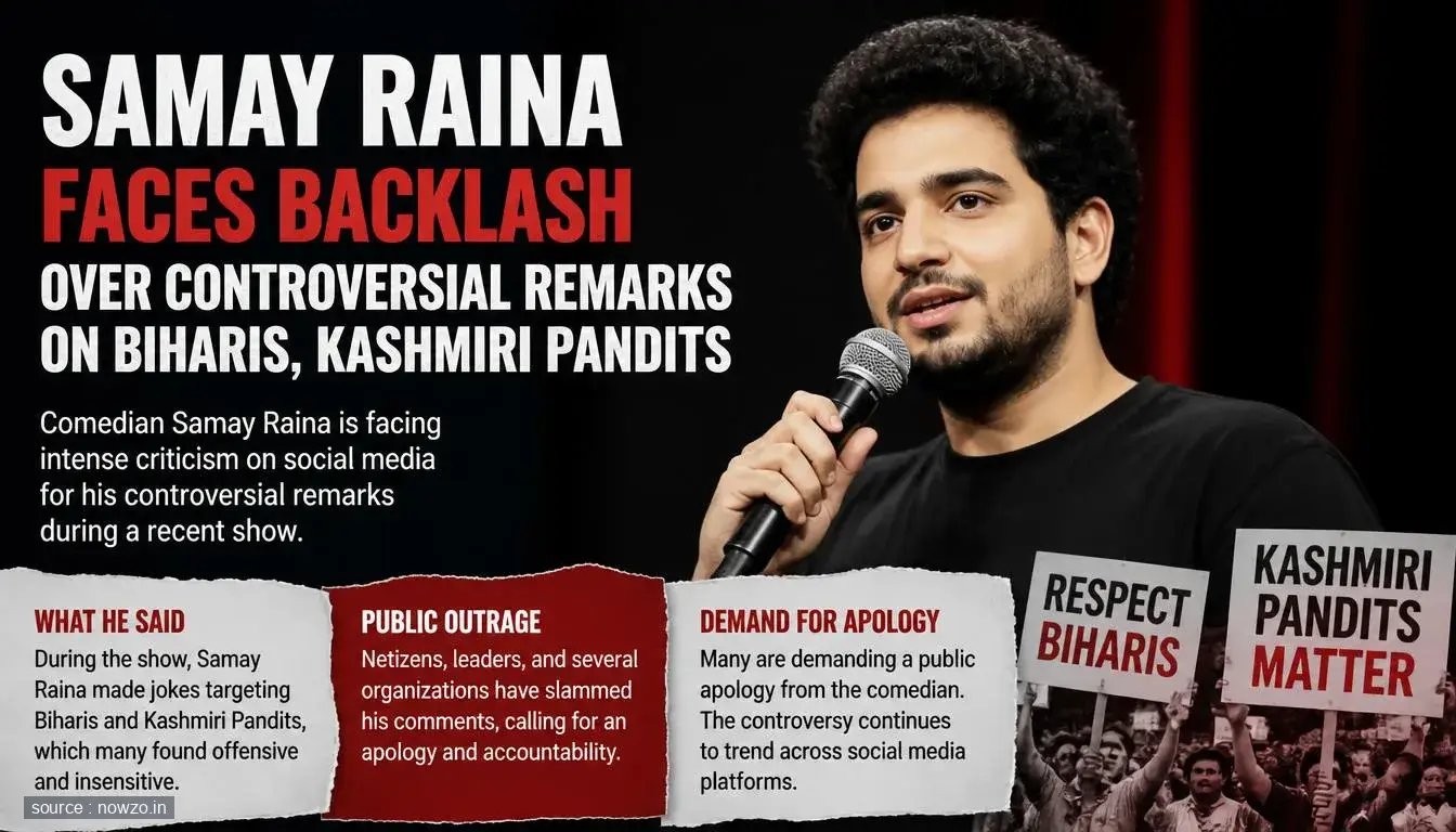 Samay Raina Faces Backlash Over Controversial Remarks on Biharis, Kashmiri Pandits