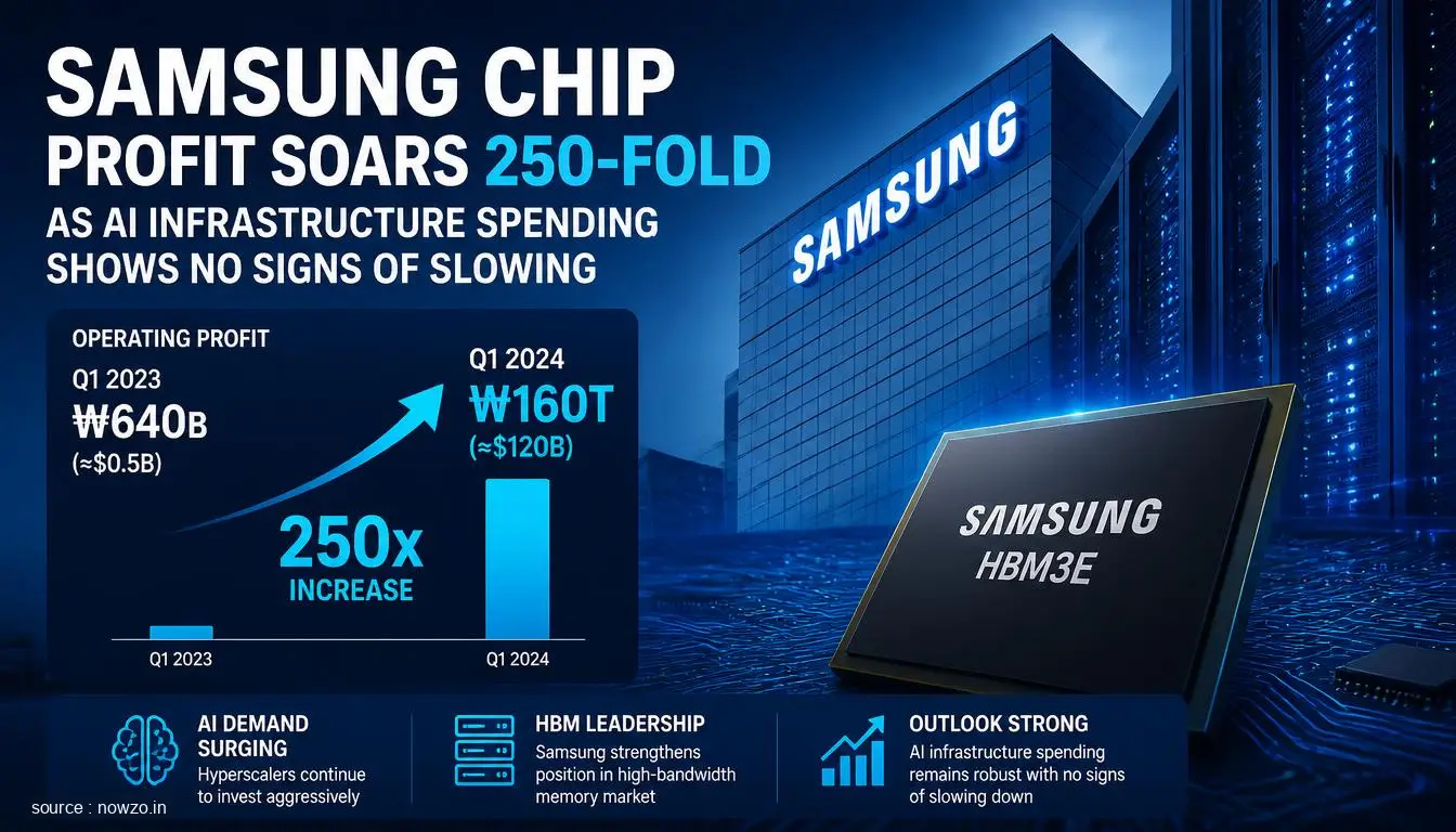 Samsung Chip Profit Soars 250-Fold Amid AI Boom — Technology news