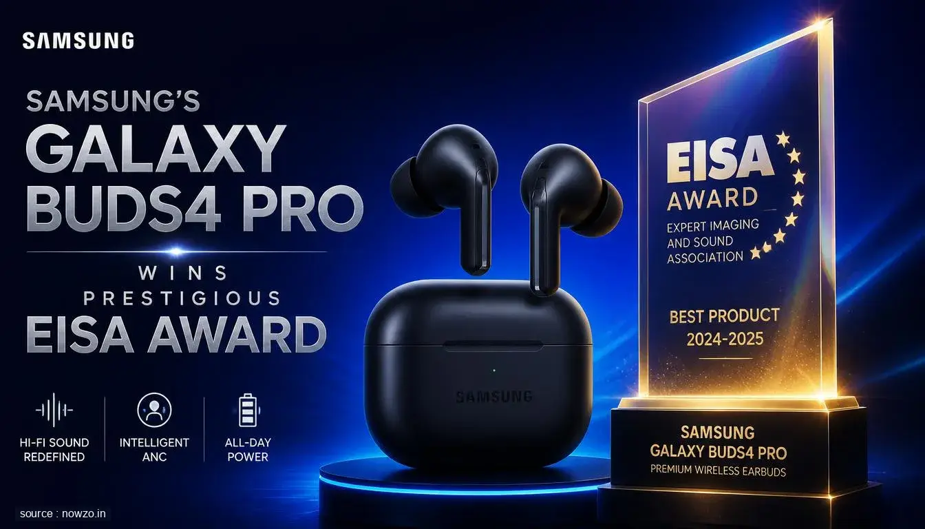 Samsung Galaxy Buds4 Pro Wins EISA Award for Best In-Ear Hea — Technology news