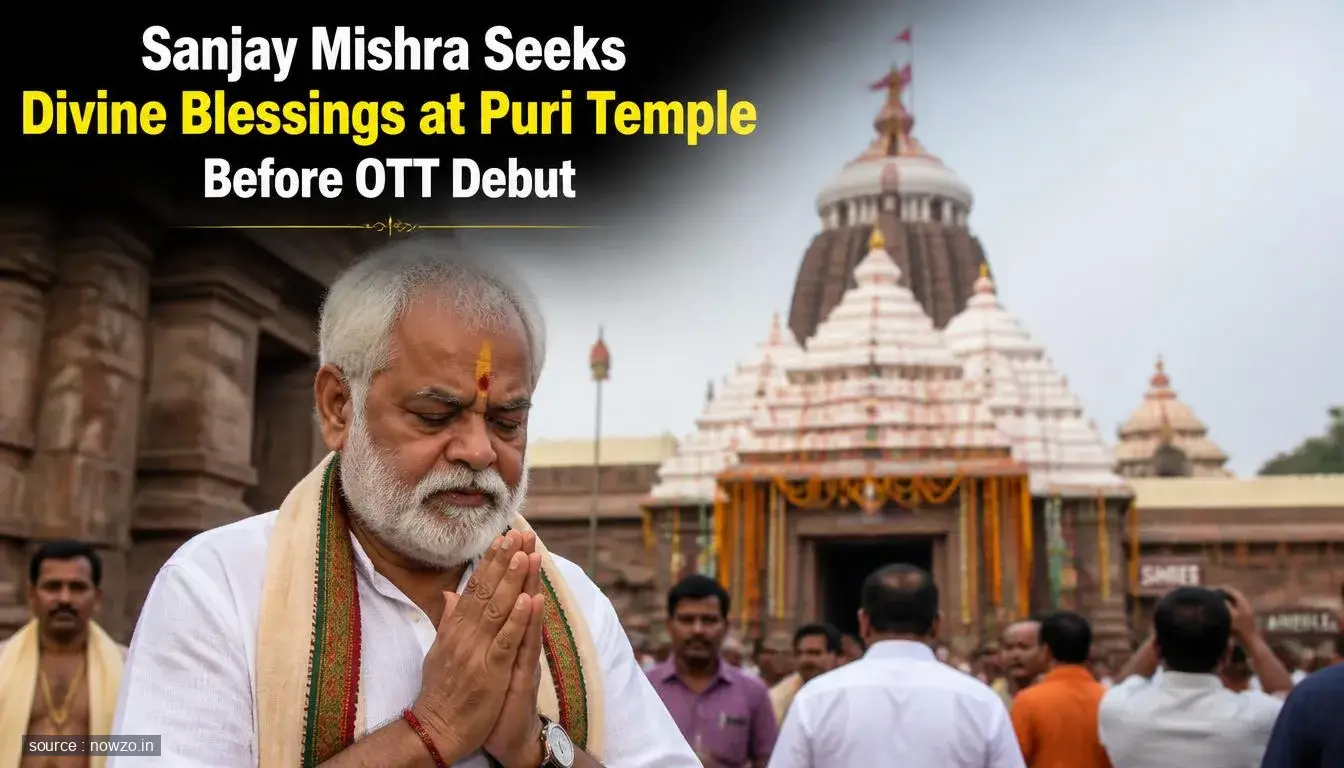 Sanjay Mishra Visits Puri Jagannath Temple for Blessings — Entertainment news