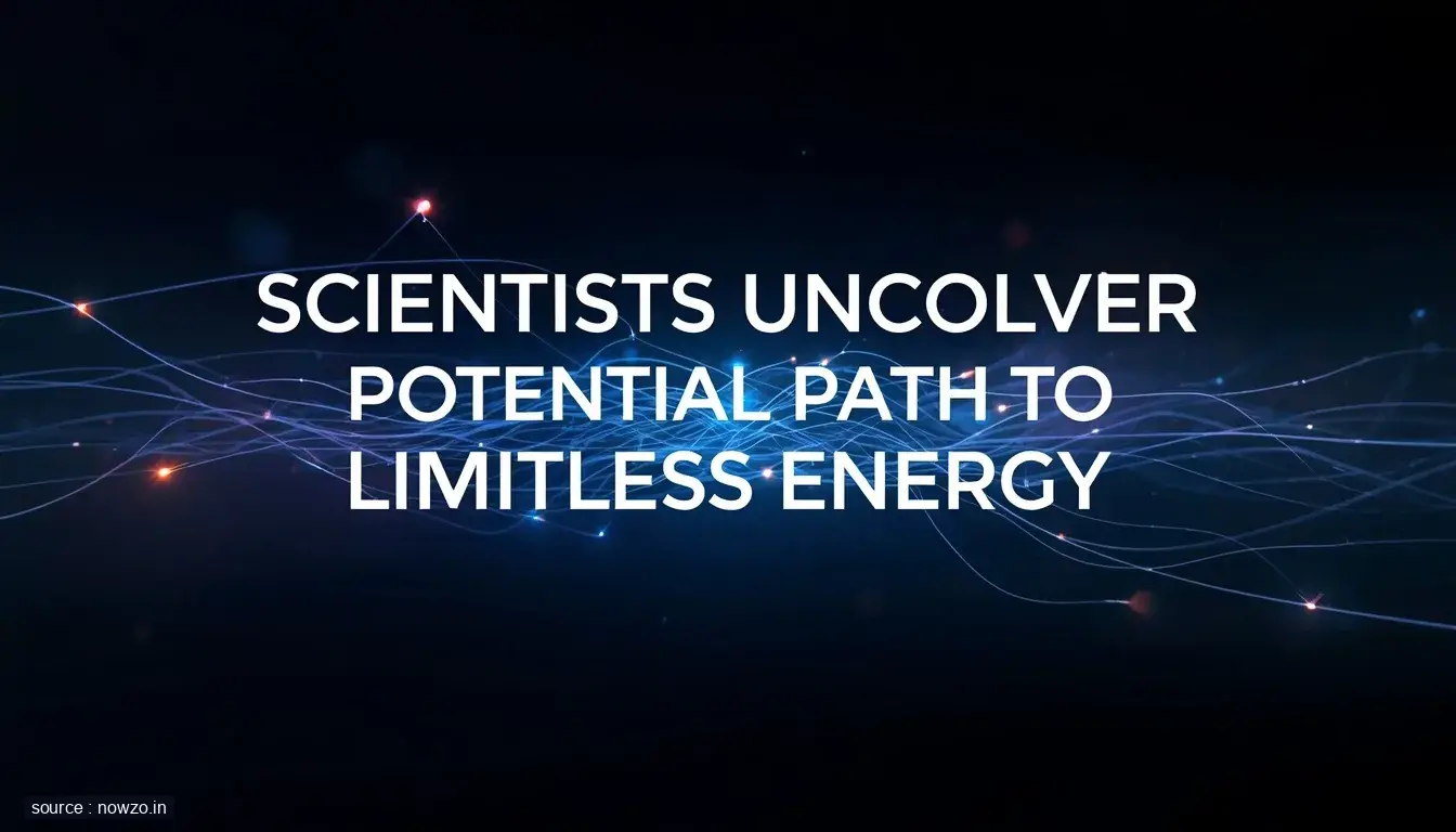 Scientists Discover Potential Limitless Energy Source — Science news