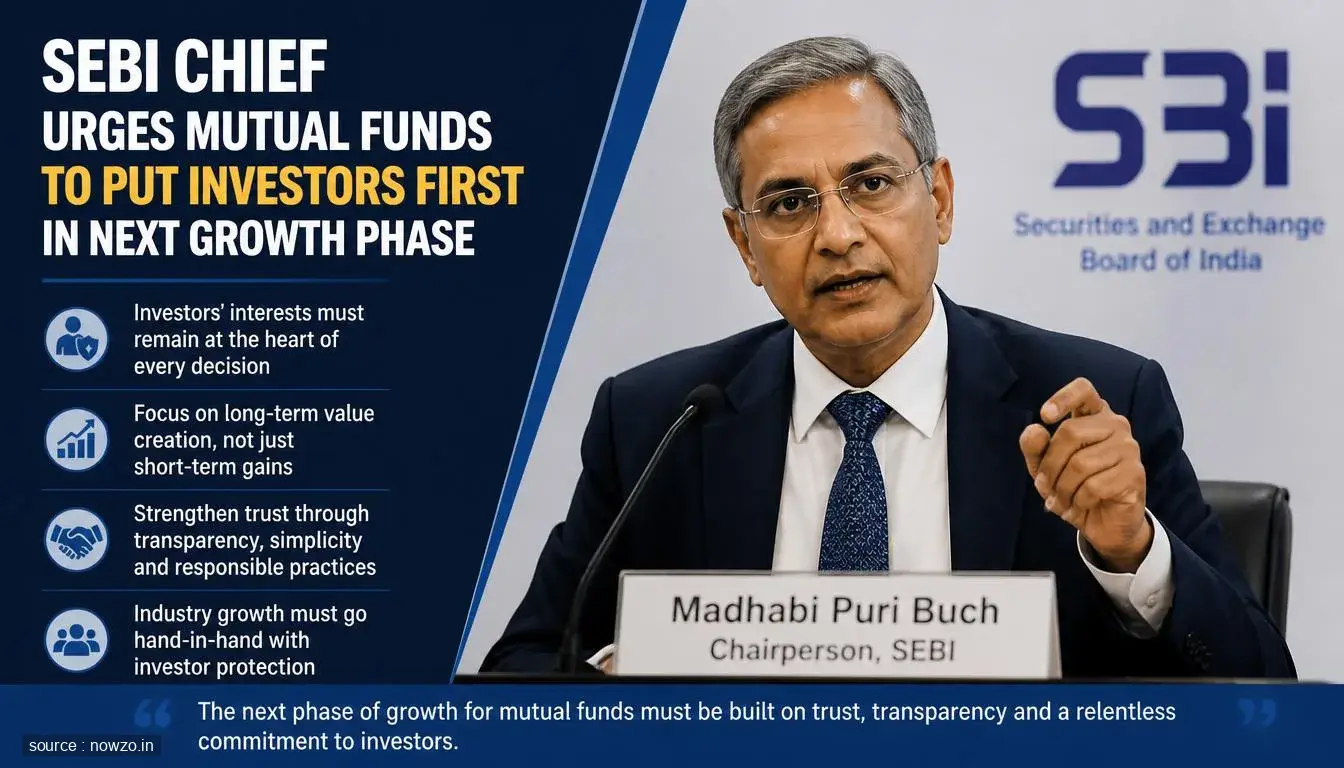 SEBI Chief: Mutual Funds Must Prioritize Investor Outcomes — Finance news