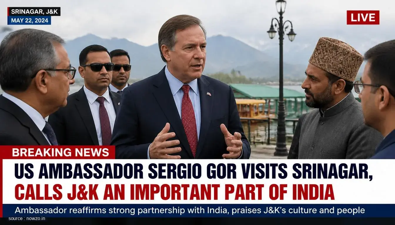 Sergio Gor Srinagar Visit: US Ambassador on J&K — Politics news