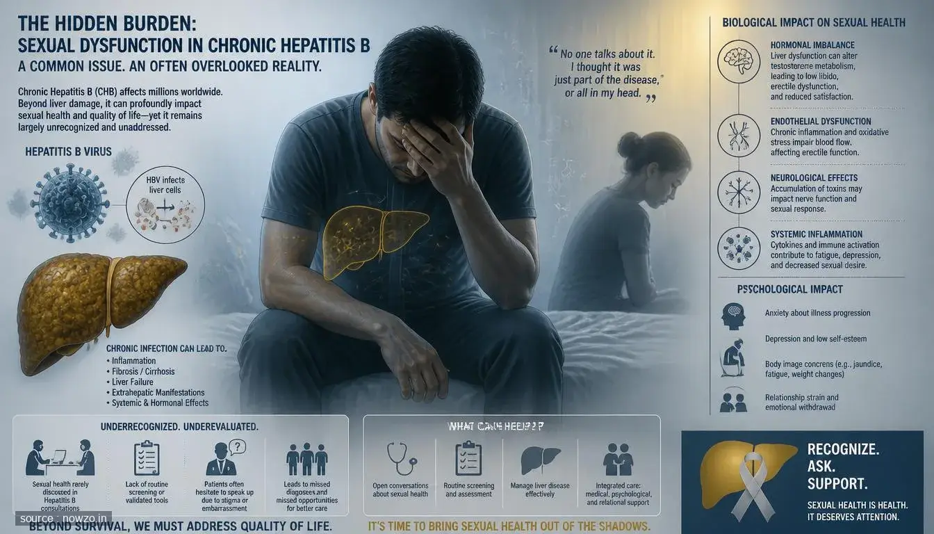 Sexual Dysfunction in Chronic Hepatitis B Often Overlooked — Health news