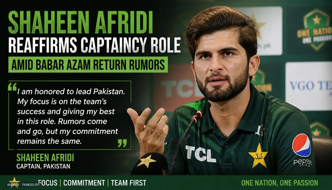 Shaheen Afridi Responds to Babar Azam Captaincy Reports — Sports news