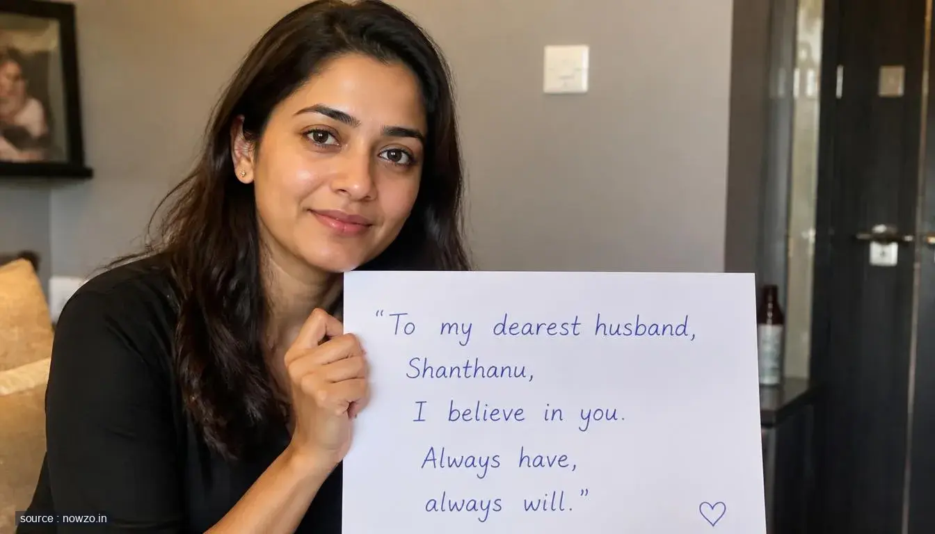 Shanthanu Bhagyaraj Wife Support Message Tamil Cinema — Entertainment news