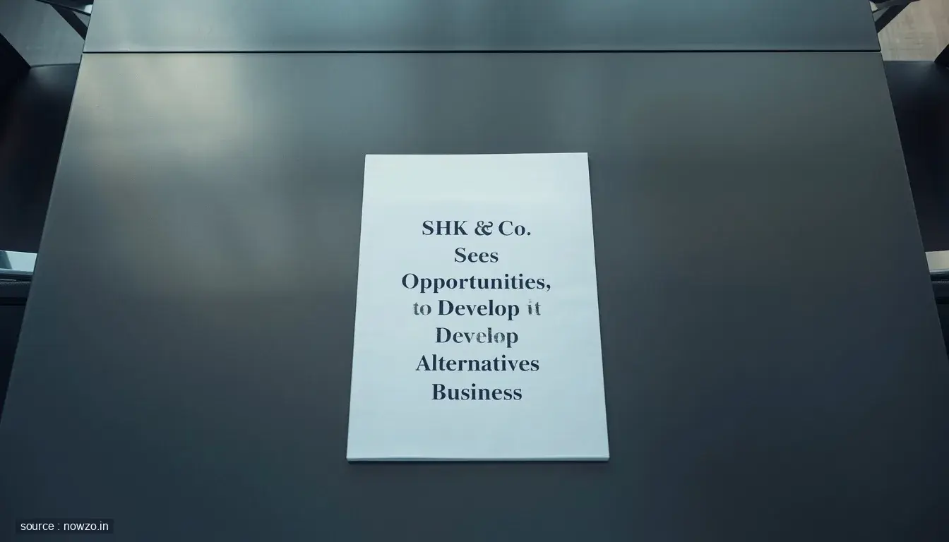 SHK & Co. Eyes Alternatives Business Growth — Finance news