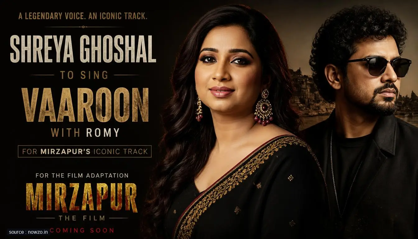 Shreya Ghoshal to Sing Vaaroon for Mirzapur Film — Entertainment news
