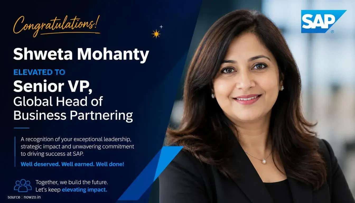 Shweta Mohanty Named SAP Senior VP, Global Head — Business news