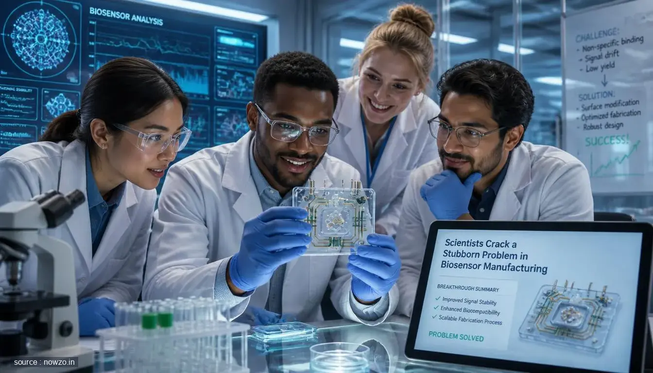 Scientists Crack a Stubborn Problem in Biosensor Manufacturing