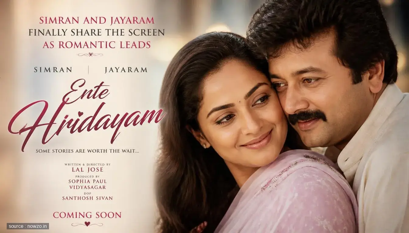 Simran and Jayaram First Romantic Film Together — Entertainment news