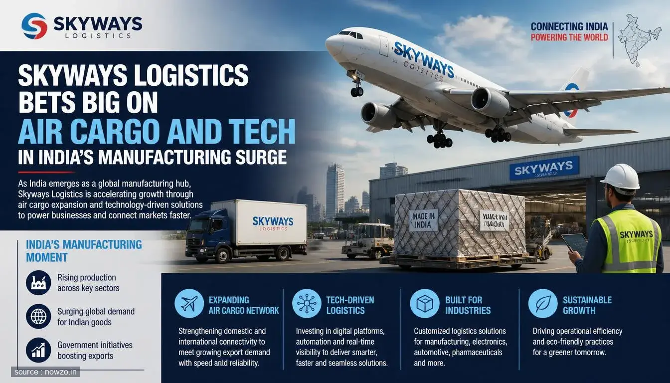 Skyways Logistics Air Cargo Tech India Manufacturing Growth — Business news