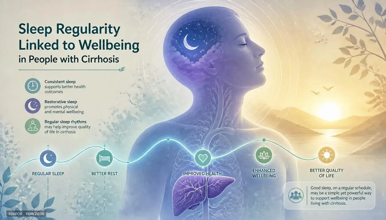 Sleep Regularity Linked to Wellbeing in Cirrhosis Patients — Health news