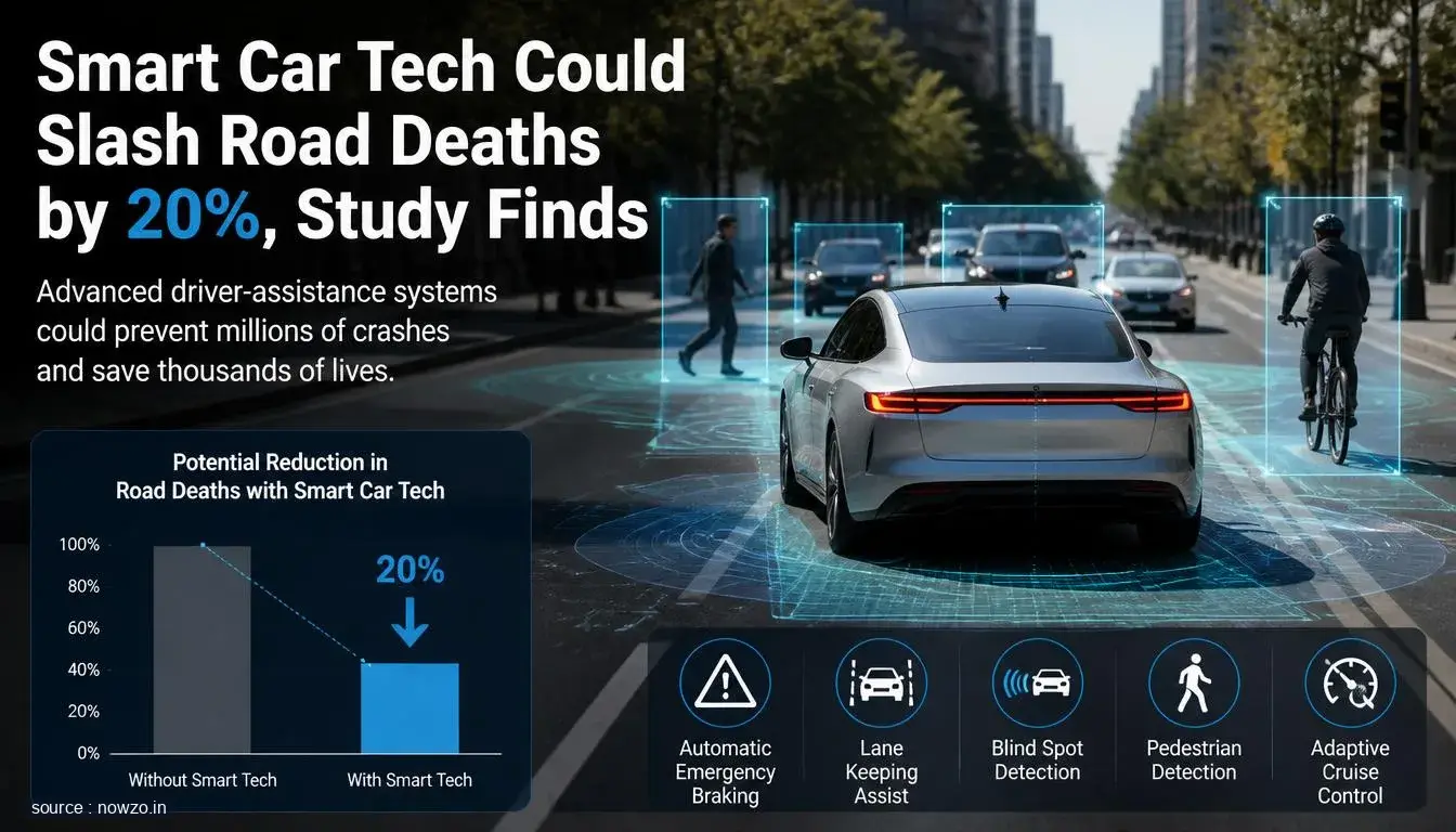 Smart Car Technology Prevents 20% Road Casualties