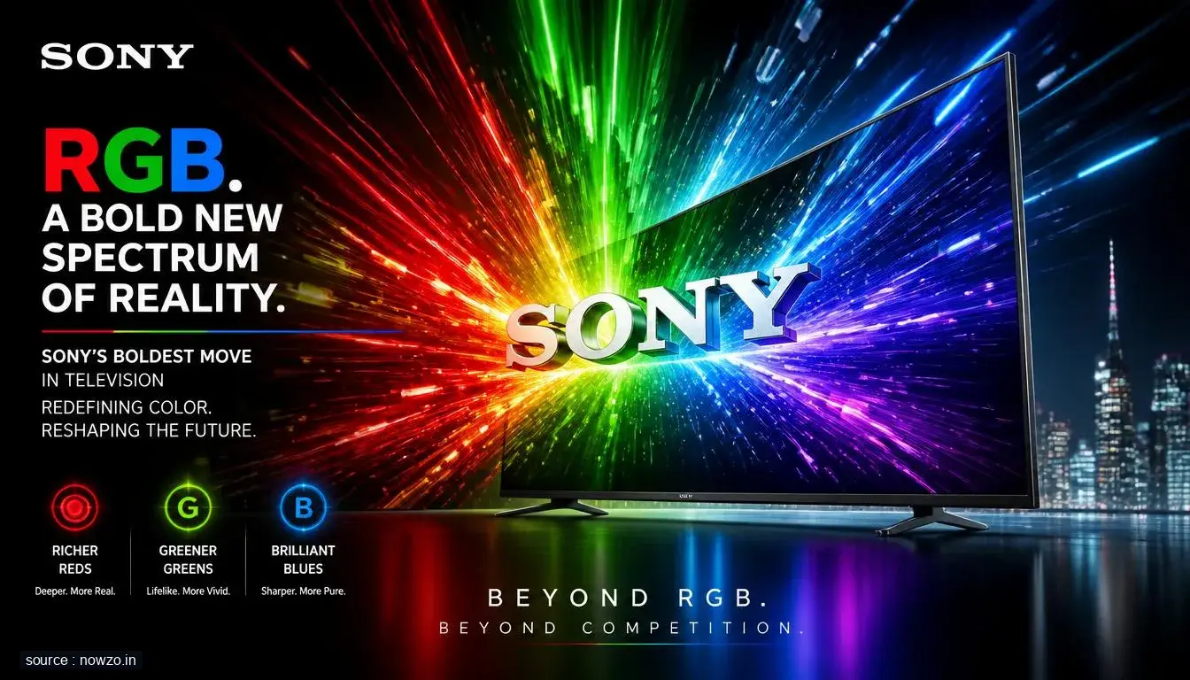 Sony RGB TV Marketing Strategy 2026 — Technology news