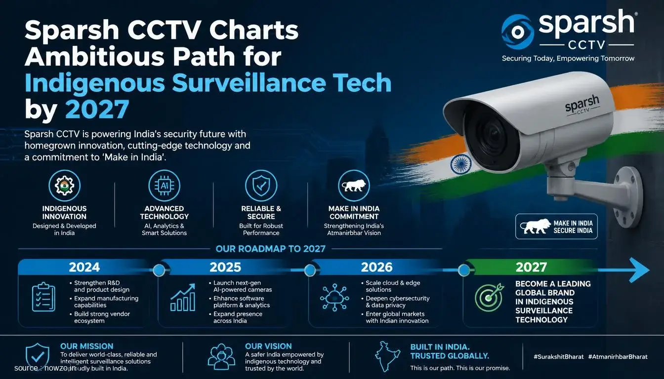 Sparsh CCTV Vision 2027: Indigenous Surveillance Technology