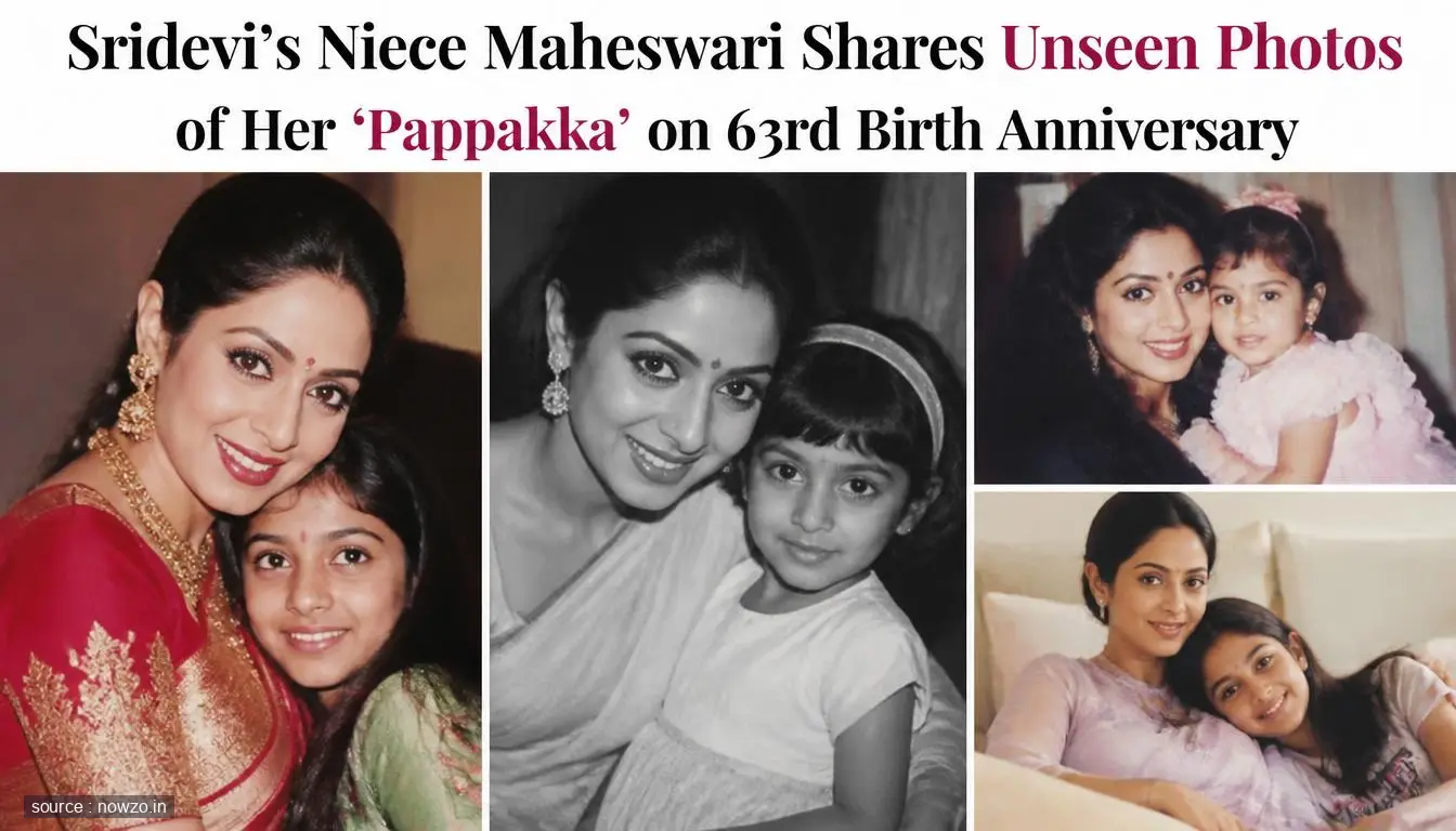 Sridevi 63rd Birth Anniversary: Niece Maheswari Shares Unsee — Entertainment news