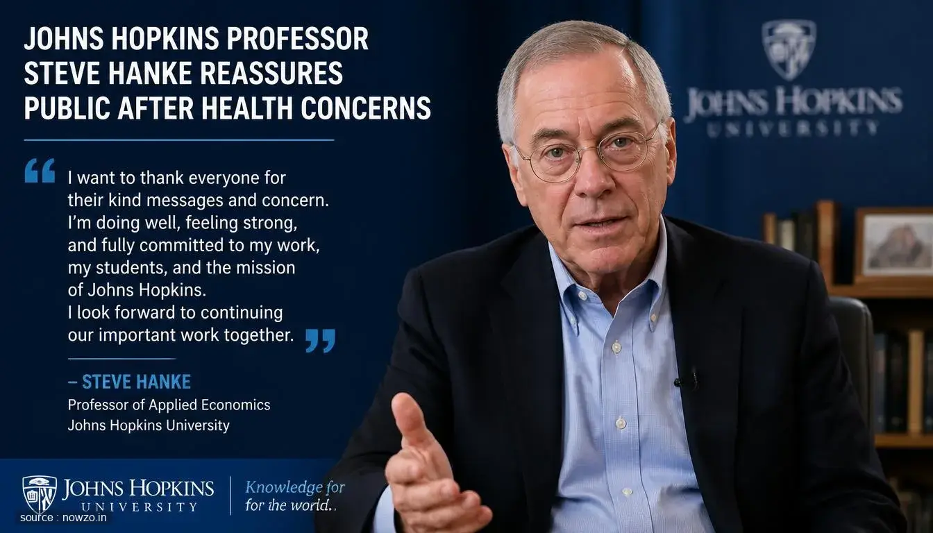Steve Hanke Johns Hopkins Professor Health Update — Education news