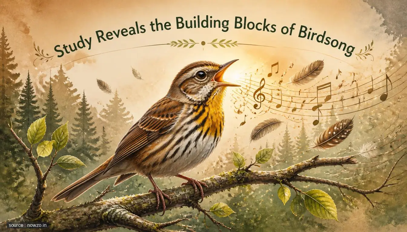 Study Reveals Building Blocks of Birdsong — Science news