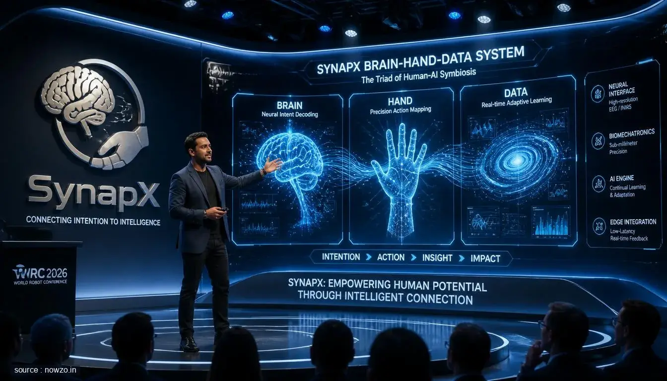 SynapX Showcases Brain-Hand-Data Tech at WRC 2026 — Technology news
