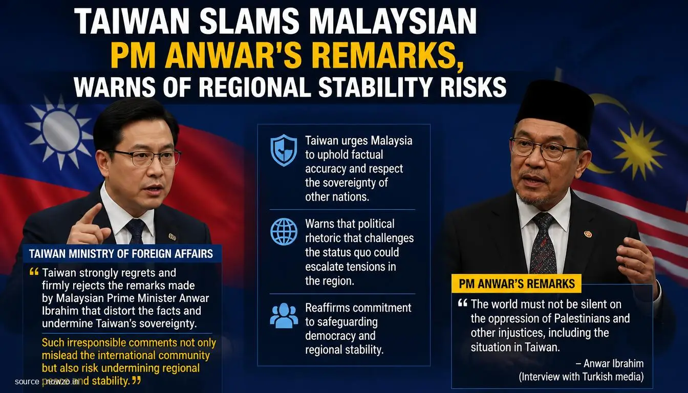 Taiwan Warns Malaysia PM Anwar's Remarks Threaten Stability — World news