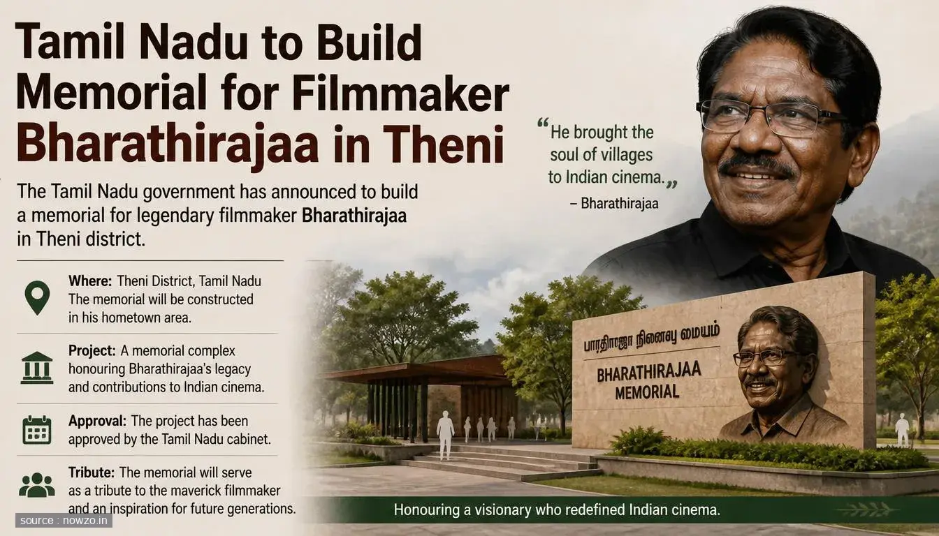 Tamil Nadu Bharathirajaa Memorial Theni Announcement — Entertainment news