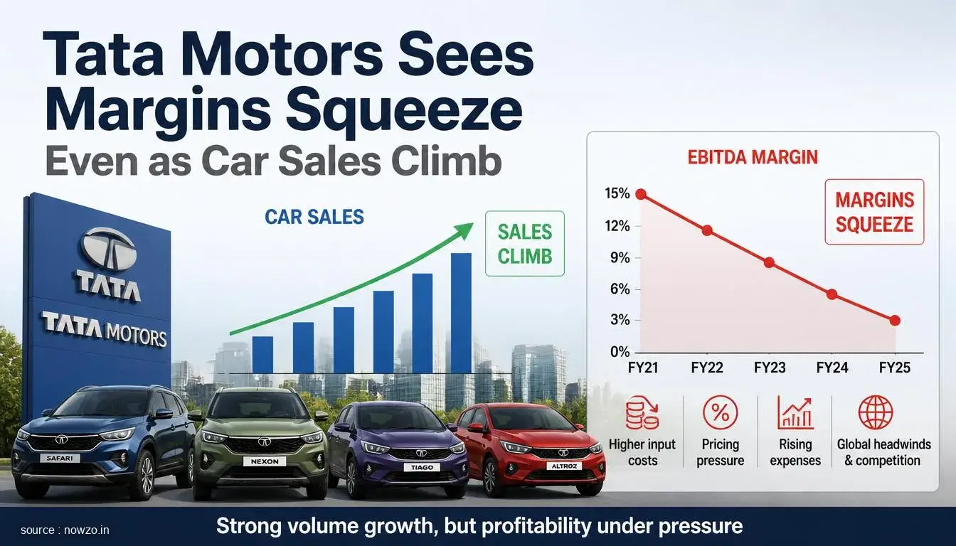 Tata Motors Q1FY27 Results: Margin Pressure Amid Volume Gain — Business news