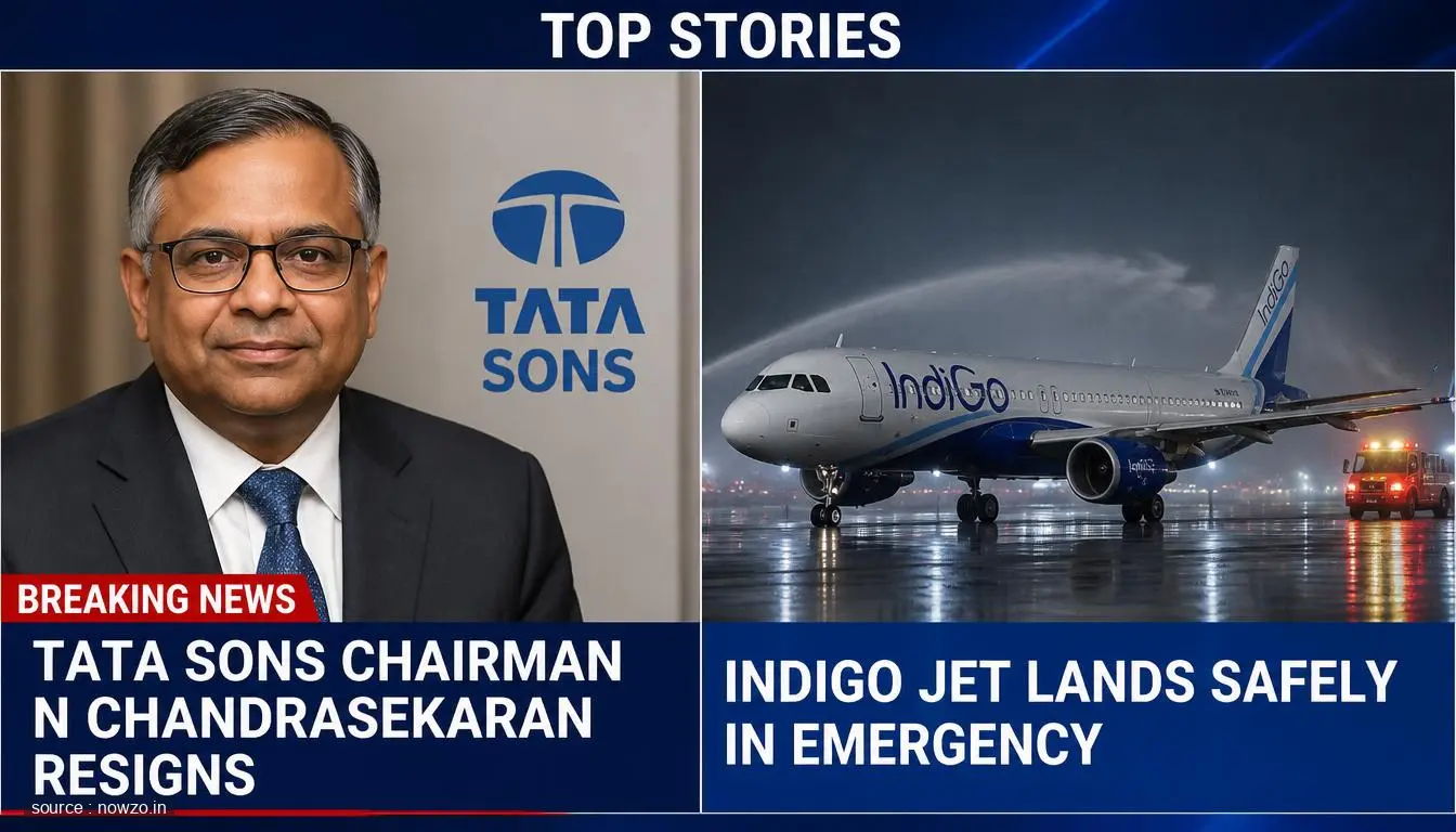 Tata Sons Chairman Resigns; IndiGo Flight Emergency Landing — Business news