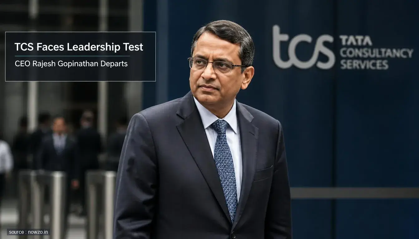 TCS CEO Rajesh Gopinathan Exit: Leadership Transition — Business news